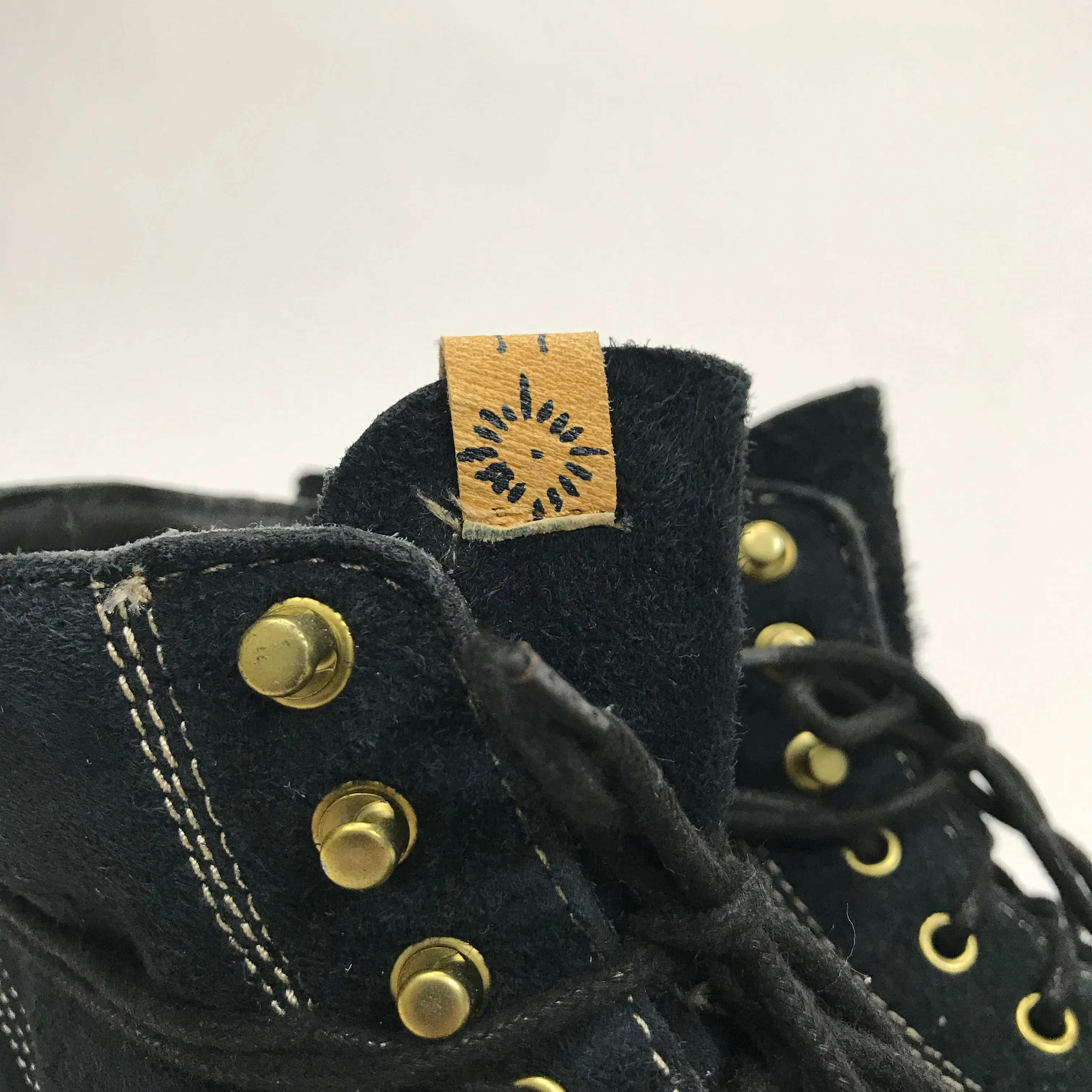 [9.5] Visvim 12AW Virgil Boots Folk Suede Black
