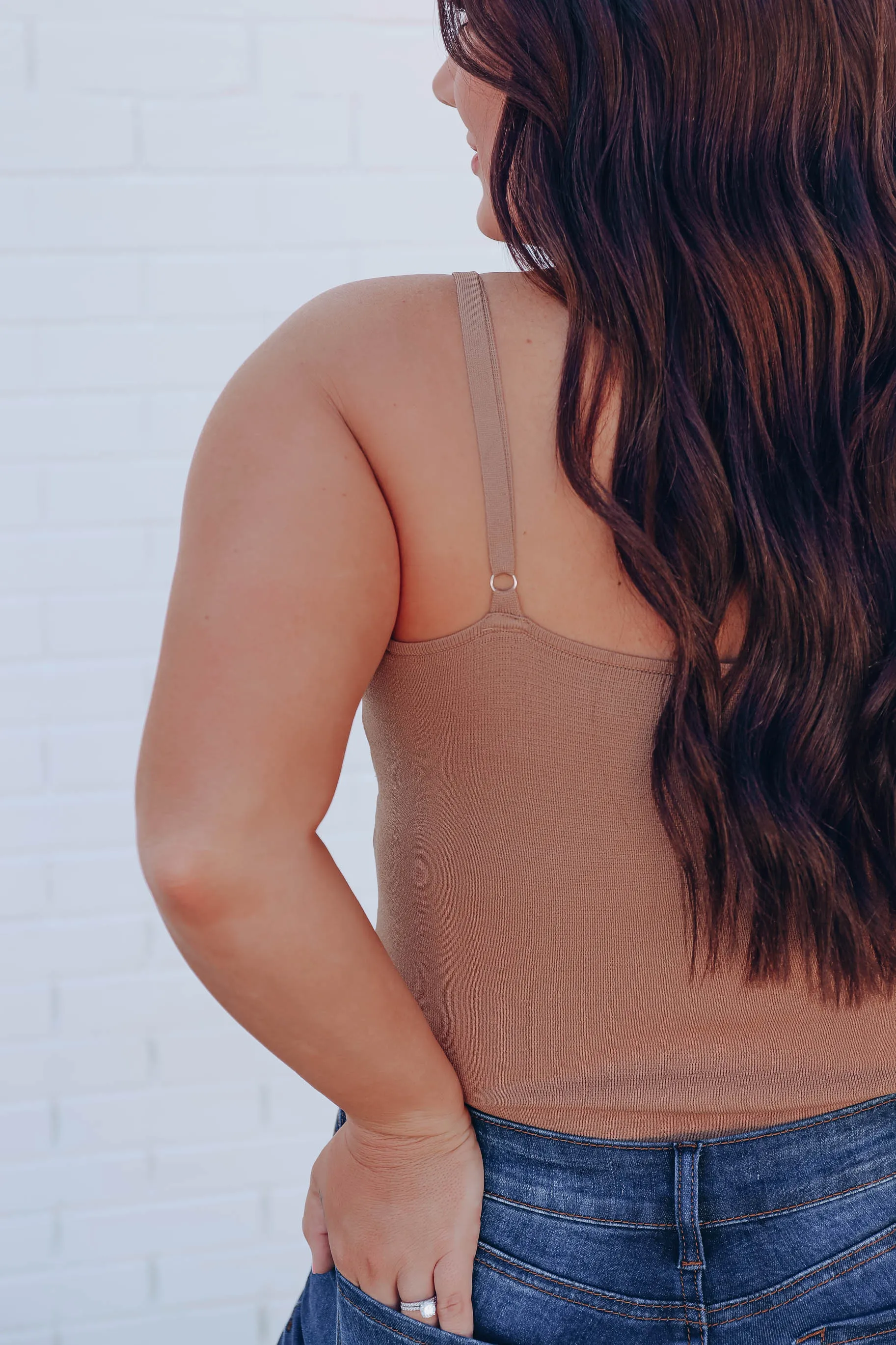 Bombshell Bodysuit - Tan