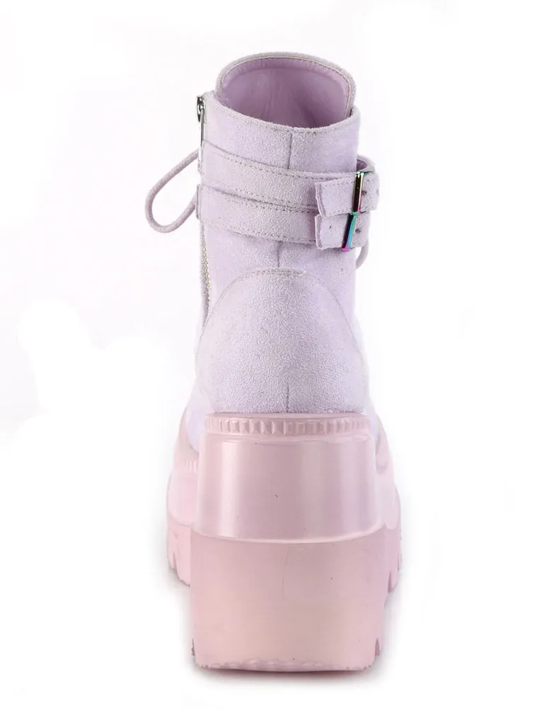 DEMONIA SHAKER 52 - LAVENDER VEGAN SUEDE ✰ PRE ORDER ✰