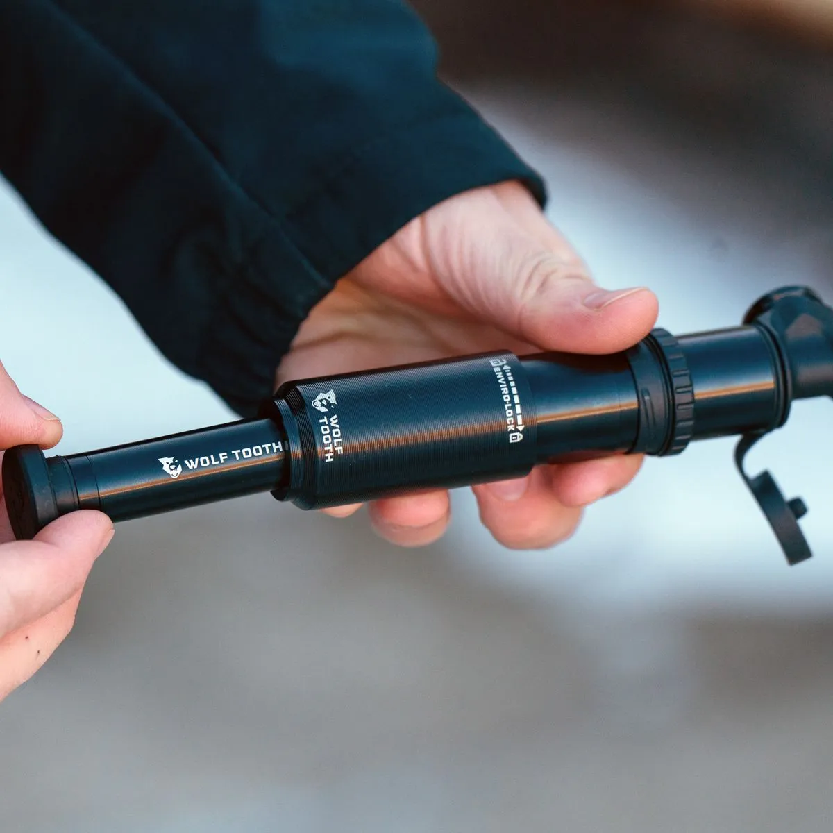 Wolf Tooth Encase Pump 30 Cc With Tubeless Tyre Plug Tool