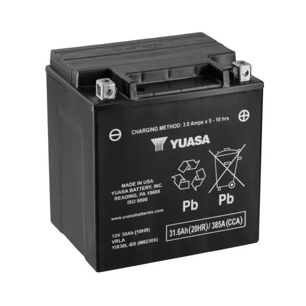Yuasa Battery Maintenance Free AGM High Performance YIX30L-BS-PW Part